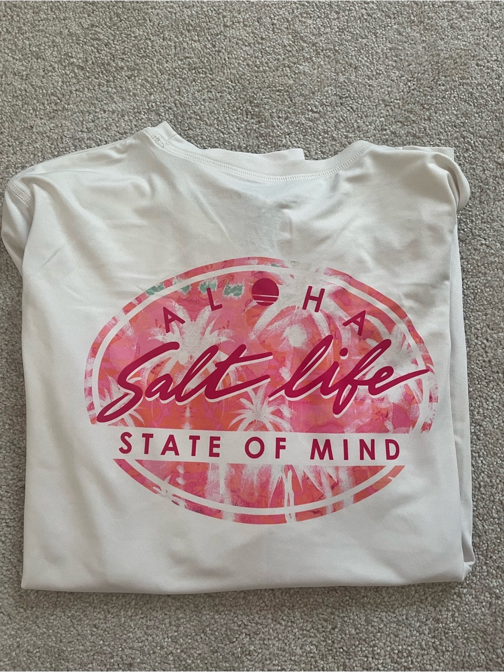 Salt Life rash guard long sleeve shirt, size L
